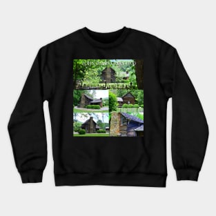 John Davis cabin circa 1900 poster work Crewneck Sweatshirt